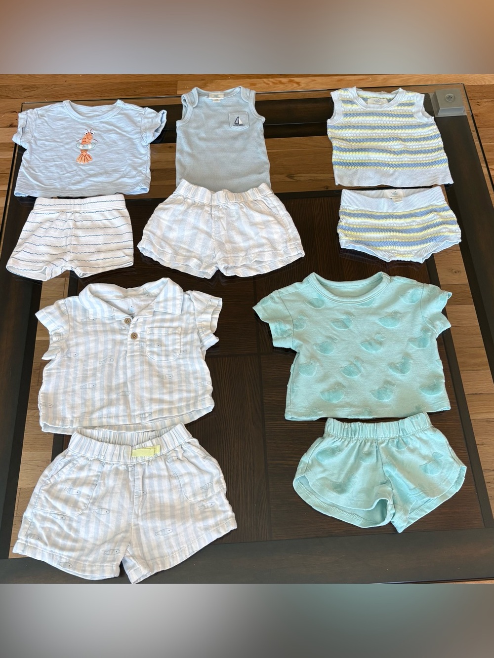 Cloud Island 2-Piece 5 Outfits Size 0-3M